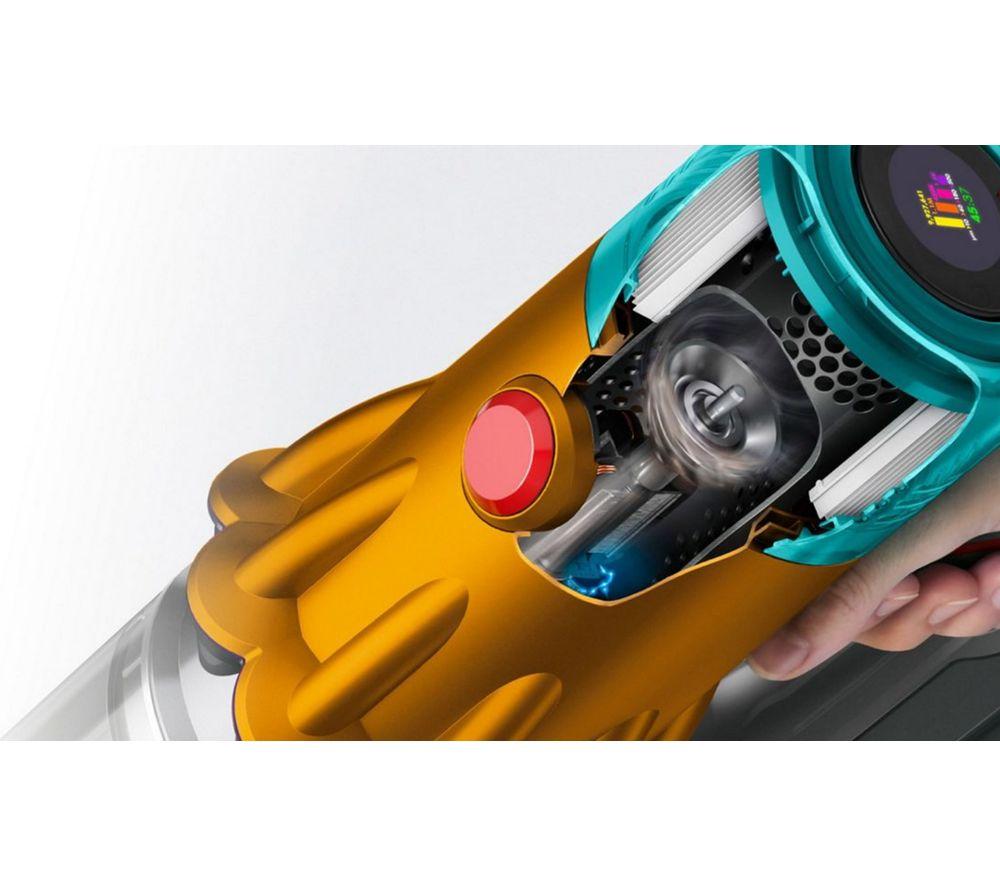 DYSON V12 Detect Slim Submarine Cordless Vacuum Cleaner - Nickel & Yellow image number 3 of 4