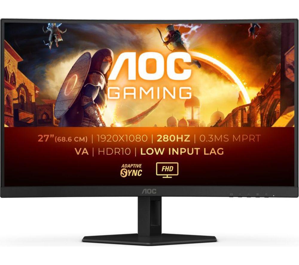 AOC C27G4ZXE Full HD 27" Curved VA Gaming Monitor - Black