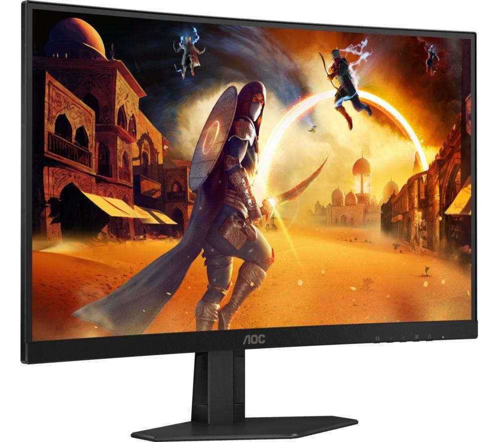 AOC C27G4ZXE Full HD 27" Curved VA Gaming Monitor - Black image number 5 of 10