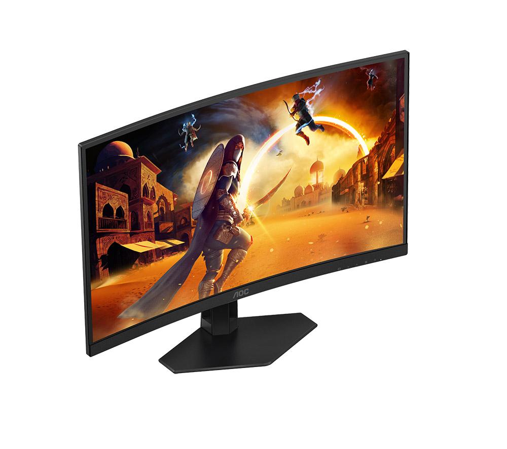 AOC C27G4ZXE Full HD 27" Curved VA Gaming Monitor - Black image number 7 of 10