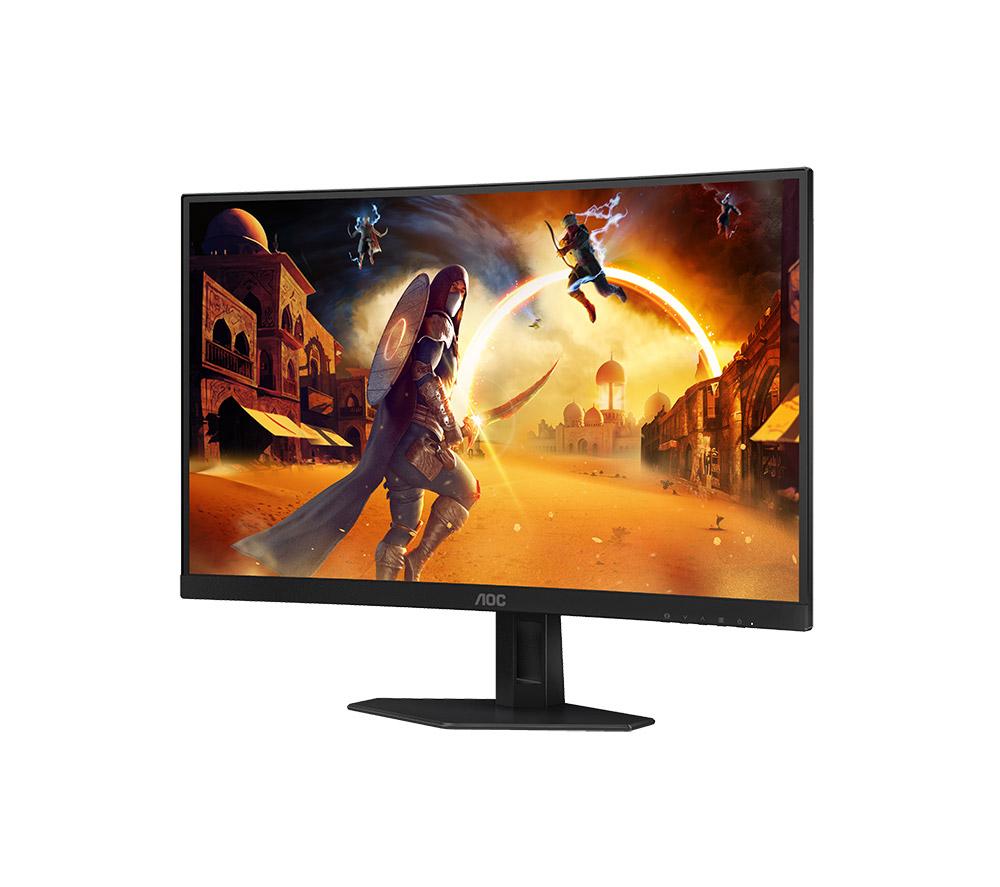 AOC C27G4ZXE Full HD 27" Curved VA Gaming Monitor - Black image number 8 of 10