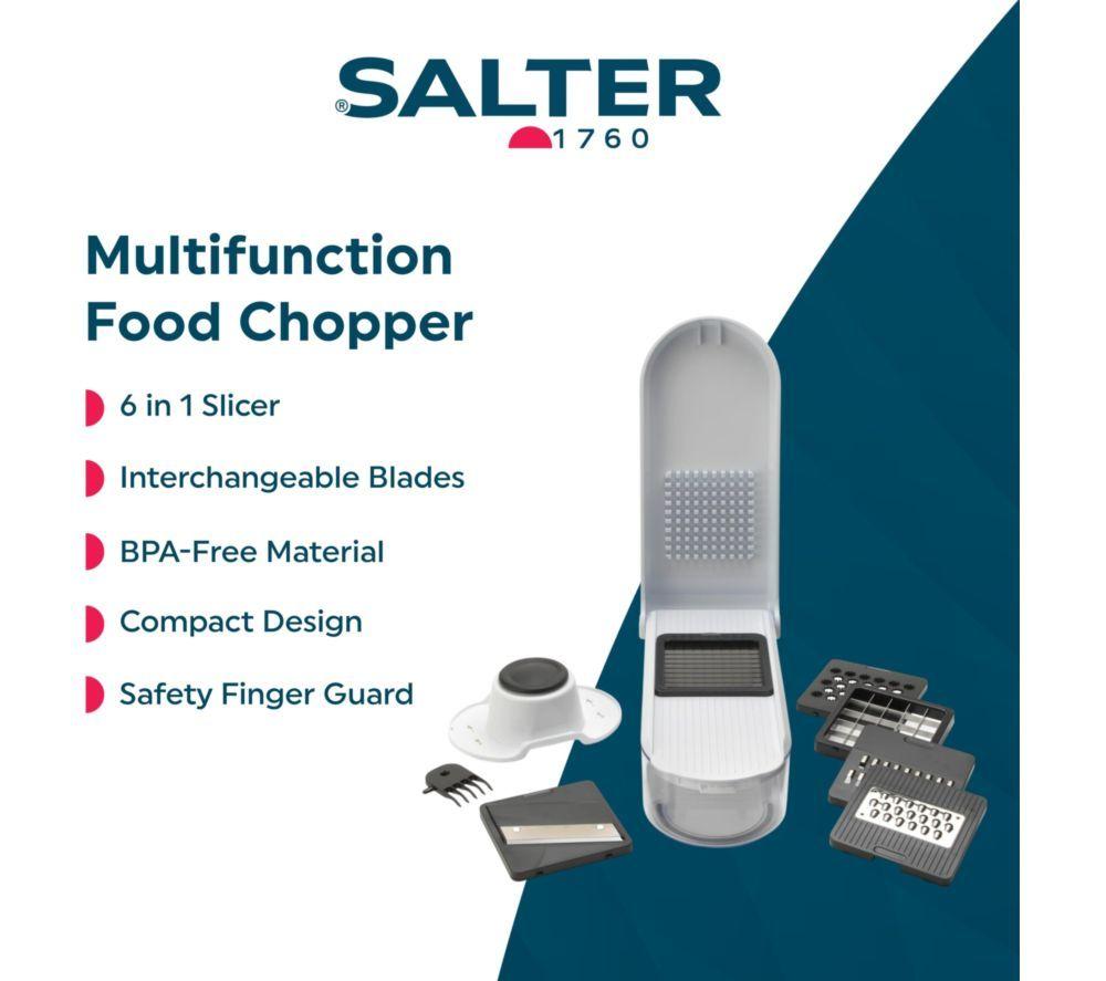 SALTER 6-In-1 Multifunctional Food Chopper - White image number 10 of 10