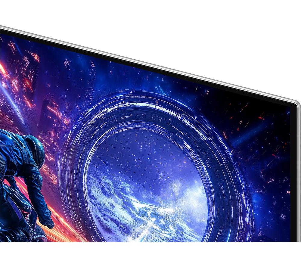 SAMSUNG Odyssey G6 LS27FG602SUXXU Quad HD 27" OLED Gaming Monitor - Silver image number 11 of 11