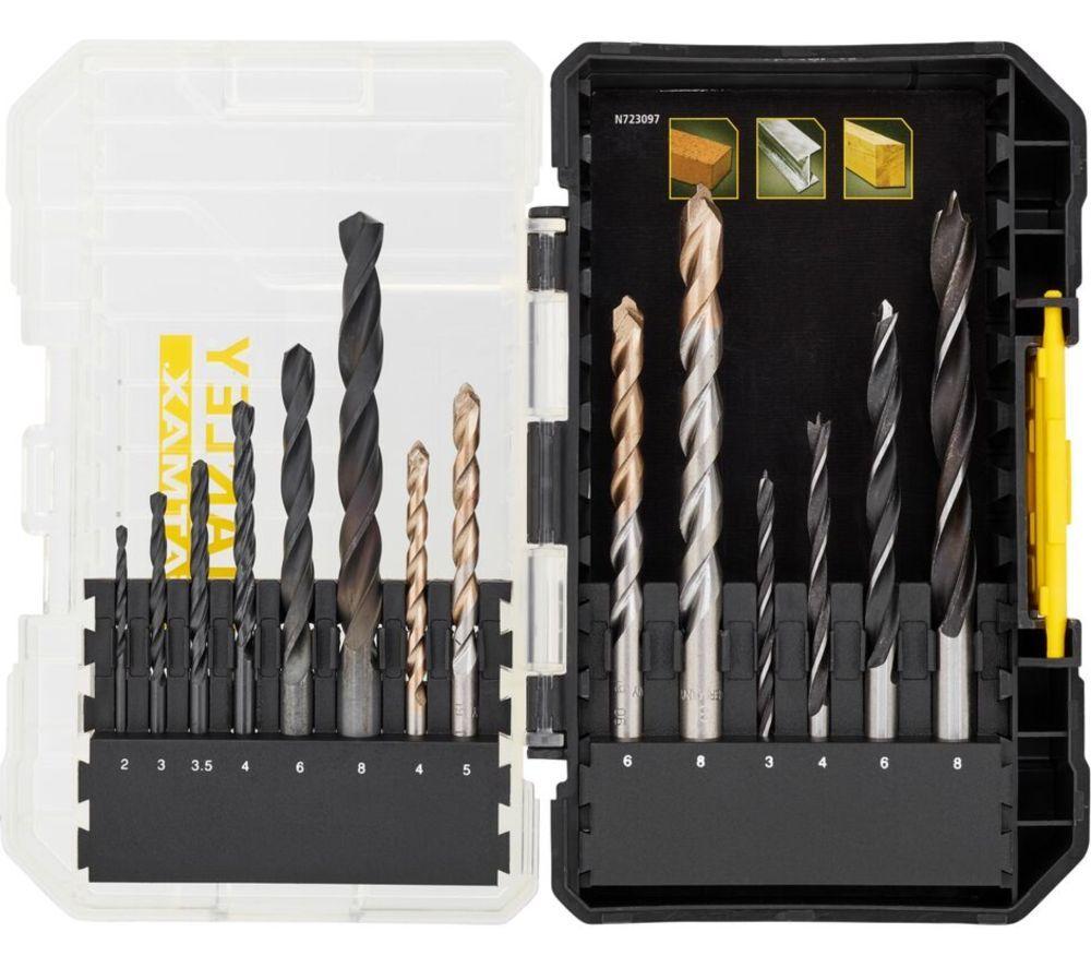 STANLEY FATMAX STA88561-XJ Masonry / Metal / Wood Drill Bit Set - 14 Piece Set
