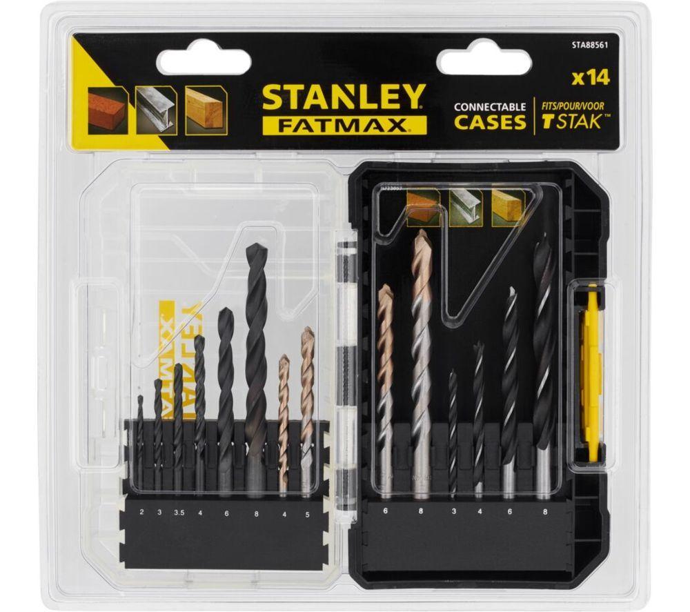 STANLEY FATMAX STA88561-XJ Masonry / Metal / Wood Drill Bit Set - 14 Piece Set image number 4 of 5
