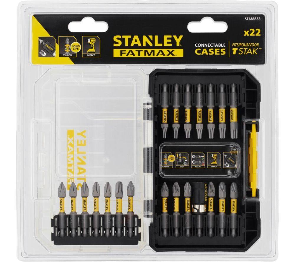 STANLEY FATMAX STA88558-XJ Fatmax Impact Torsion Bit Set - 22 Piece