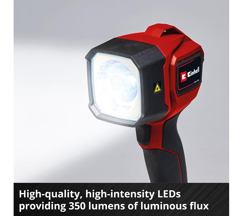 EINHELL TC-CL 18/350 Li Solo Cordless Light - Black & Red image number 7 of 9