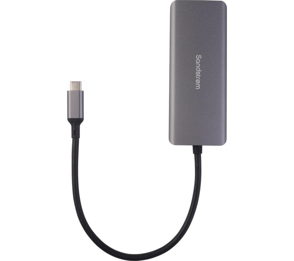 SANDSTROM S6IN1LA26 6-port USB Type-C Connection Hub image number 3 of 4