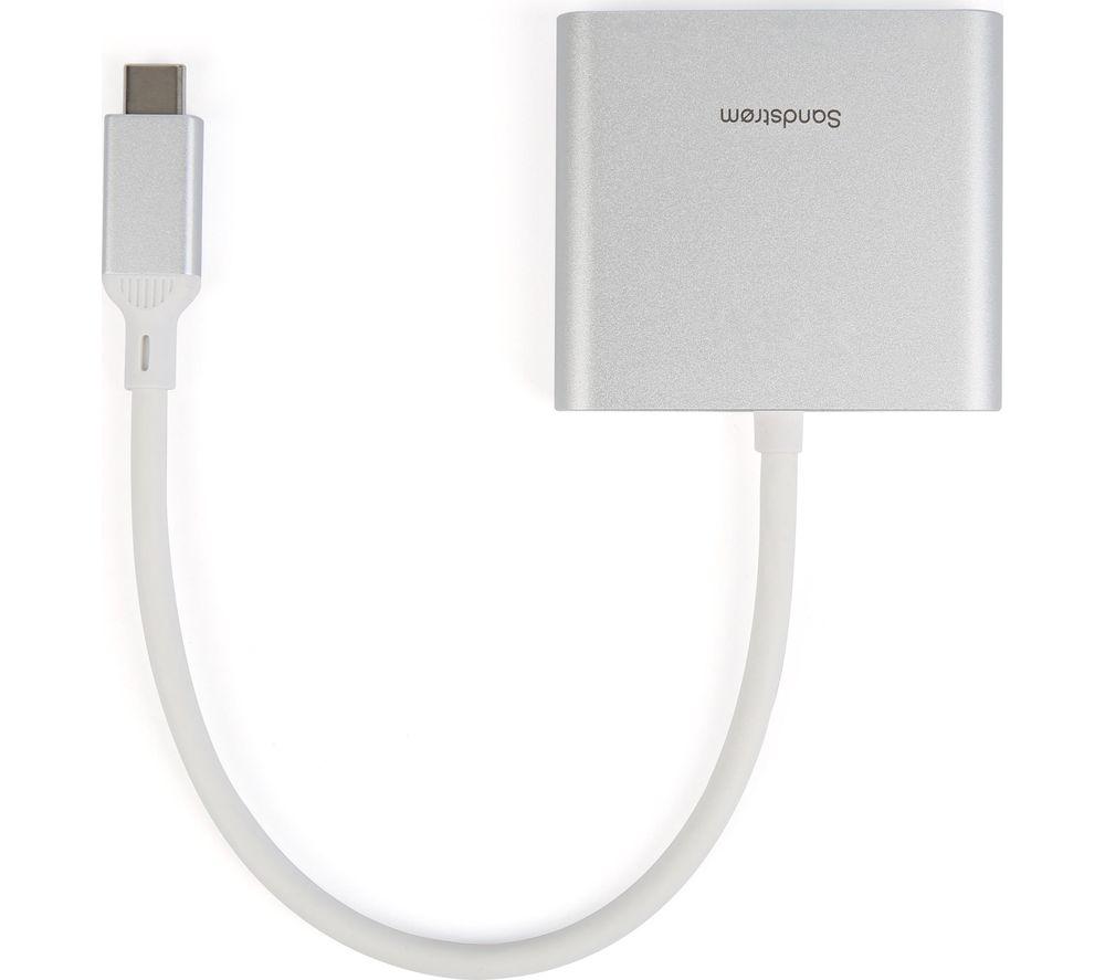 SANDSTROM S3IN1AP26 3-port USB Type-C Connection Hub image number 2 of 2