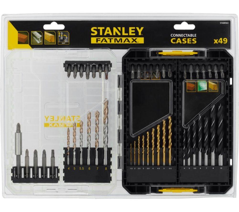 STANLEY Fatmax Drill & Screwdriver Bit Set - 49 Piece