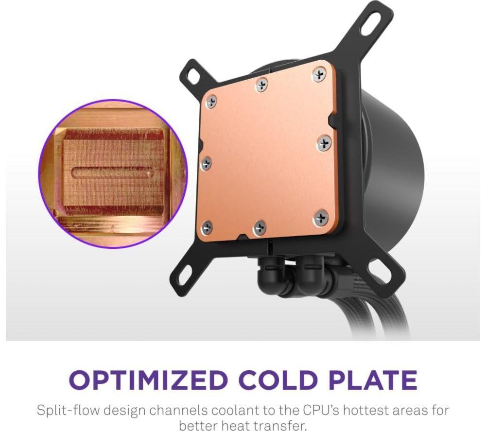 NZXT Kraken Plus 280 280 mm Liquid CPU Cooler - Black image number 7 of 7