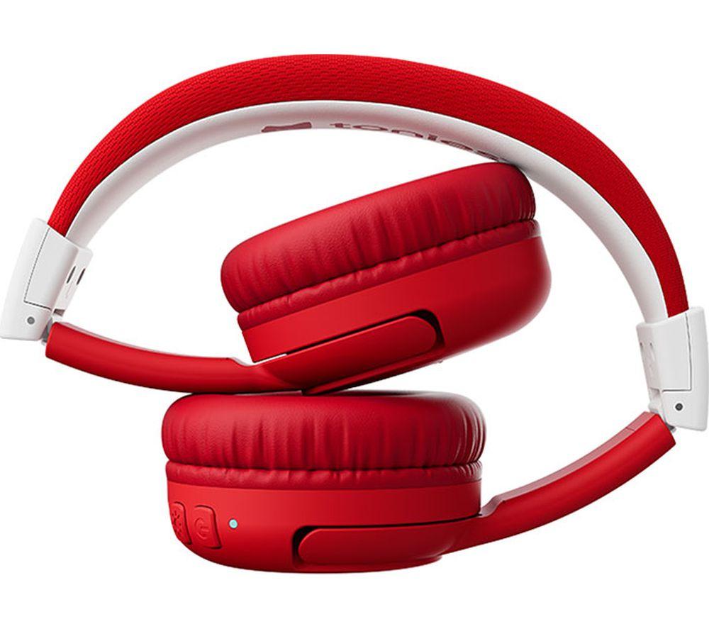 TONIES Wireless Bluetooth Kids Headphones - Sunset Red image number 3 of 7