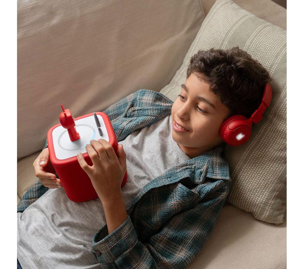 TONIES Wireless Bluetooth Kids Headphones - Sunset Red image number 7 of 7