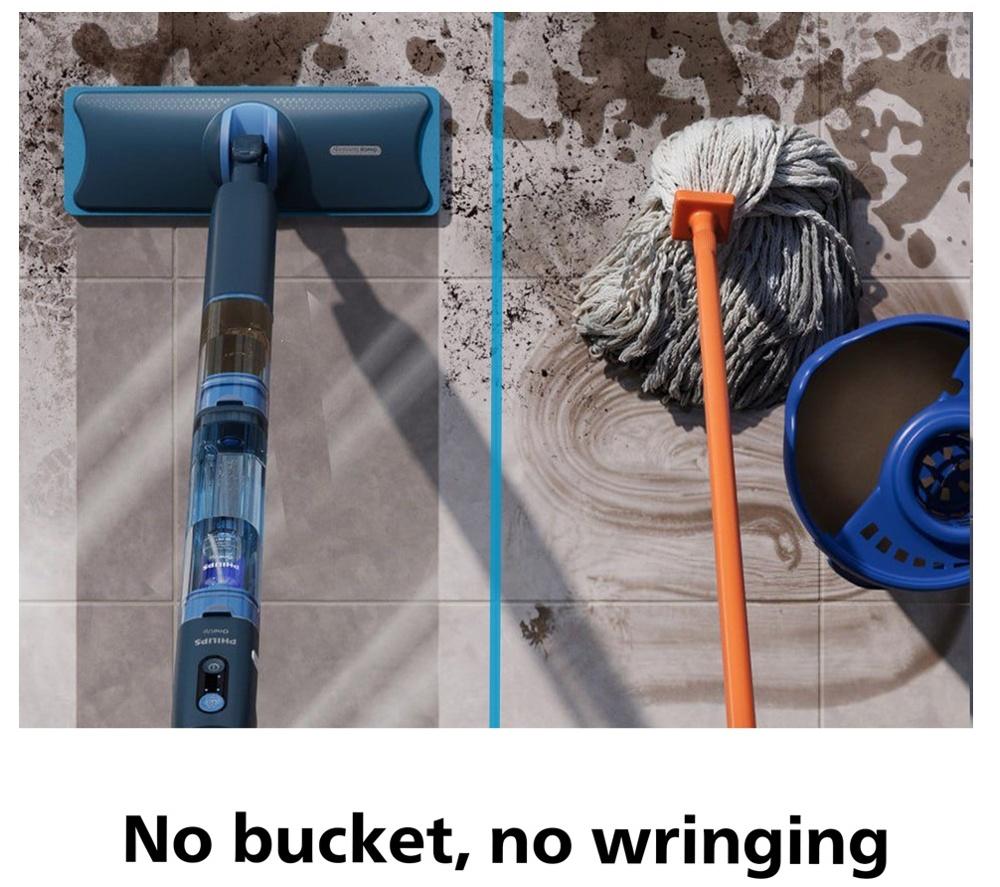 PHILIPS OneUp 5000s Electric Mop - Dirty Water Removal & Fast Dry Hard Floor Cleaner image number 6 of 16