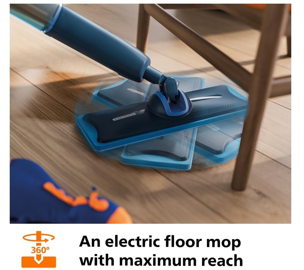 PHILIPS OneUp 5000s Electric Mop - Dirty Water Removal & Fast Dry Hard Floor Cleaner image number 9 of 16