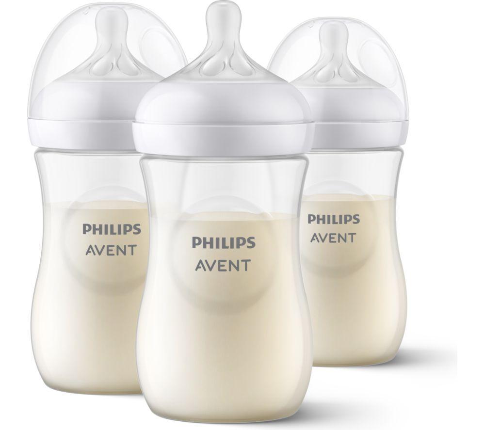 PHILIPS AVENT Natural Response Newborn Baby Bottle - Pack of 3