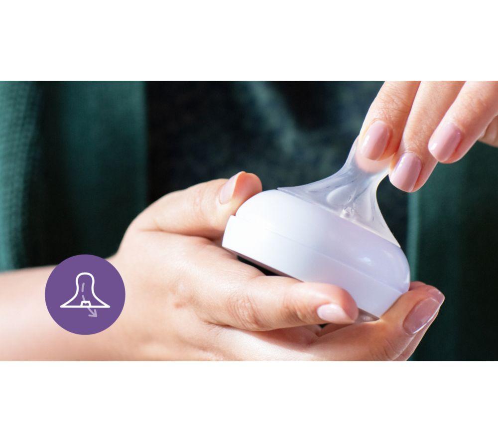 PHILIPS AVENT Natural Response Newborn Baby Bottle - Pack of 3 image number 2 of 5