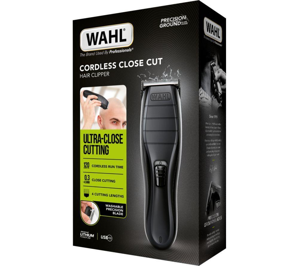 WAHL Close Cut Cordless Clipper Kit - Black image number 5 of 5