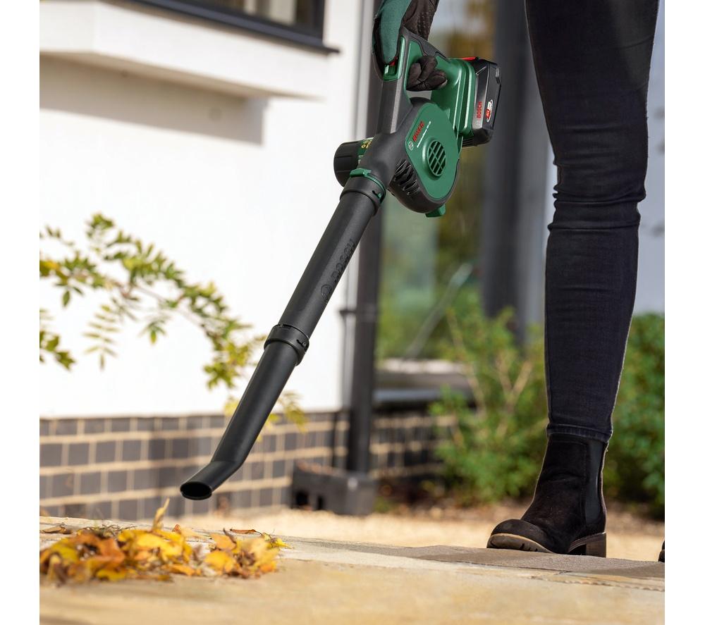 BOSCH Universal 18-130V Cordless Leaf Blower with 1 Battery - Green & Black image number 8 of 10