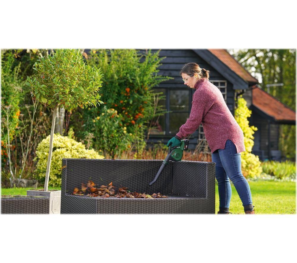 BOSCH Universal 18-130V Cordless Leaf Blower with 1 Battery - Green & Black image number 9 of 10