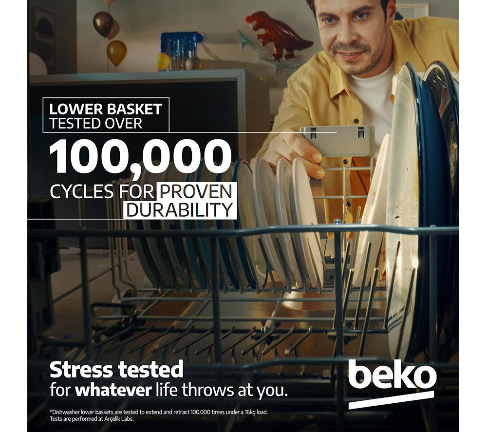 BEKO Pro PowerIntense BDFN26460PA Full-size Dishwasher - Anthracite image number 4 of 12