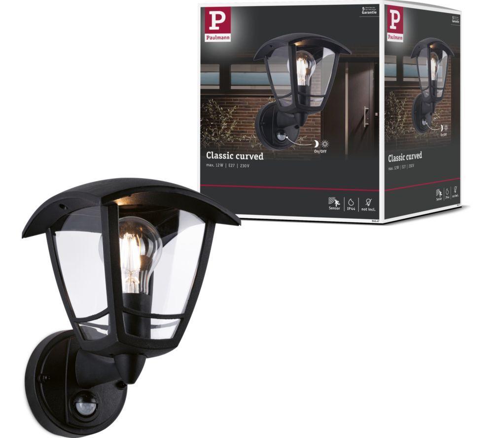 PAULMANN Outdoor Classic Wall Light with Motion Sensor - E27 image number 3 of 7