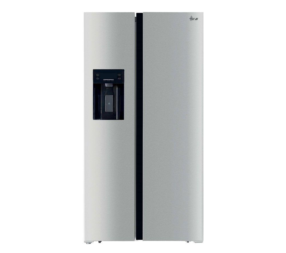 HOOVER H-FRIDGE 700 Maxi HOSS3T918EIXK American-Style Fridge Freezer - Silver, Silver/Grey