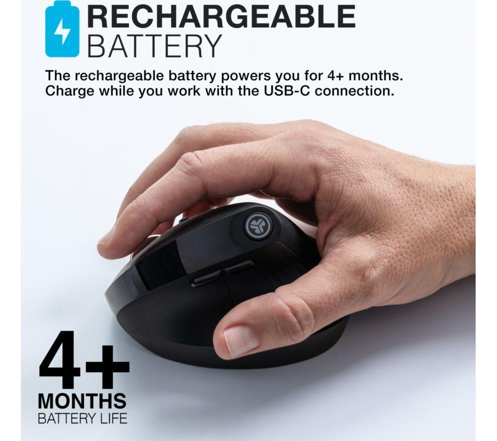 JLAB Jbuds Ergonomic Wireless Optical Mouse image number 4 of 6