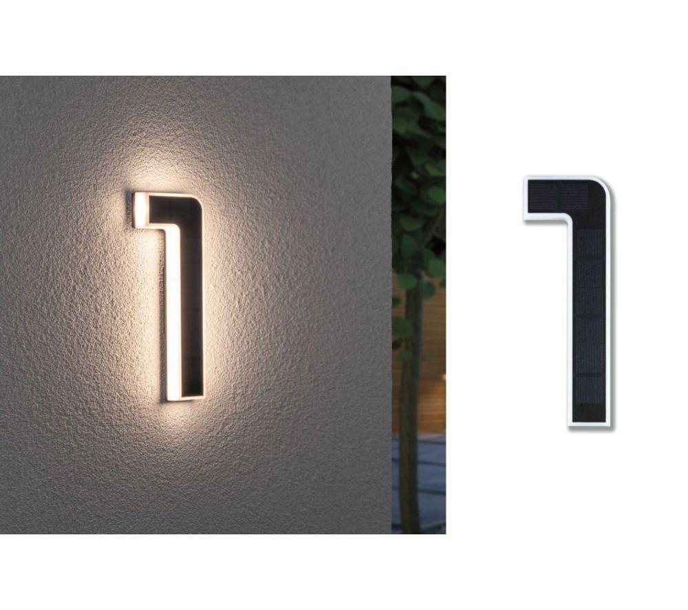 PAULMANN Solar LED House Number Light - No. 1 image number 5 of 7