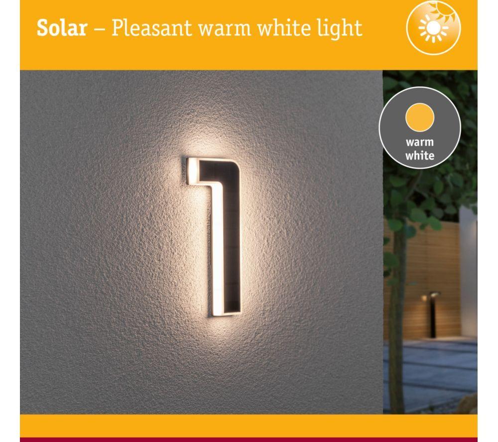 PAULMANN Solar LED House Number Light - No. 1 image number 7 of 7