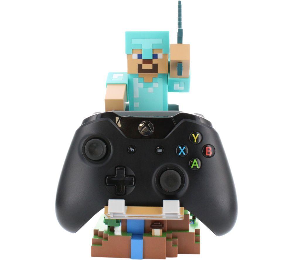 CABLE GUYS Minecraft: Steve in Diamond Armour Phone & Controller Holder image number 6 of 8