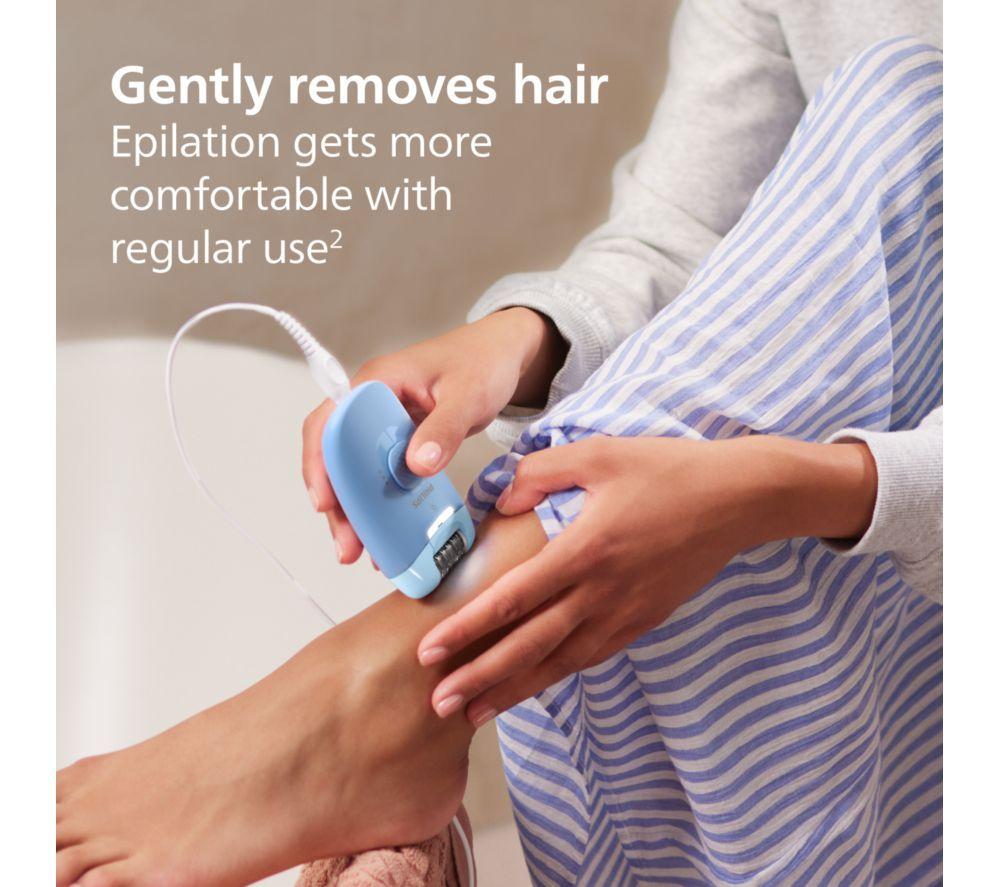 PHILIPS Series 4000 BRE247/00 Epilator - Blue image number 3 of 8
