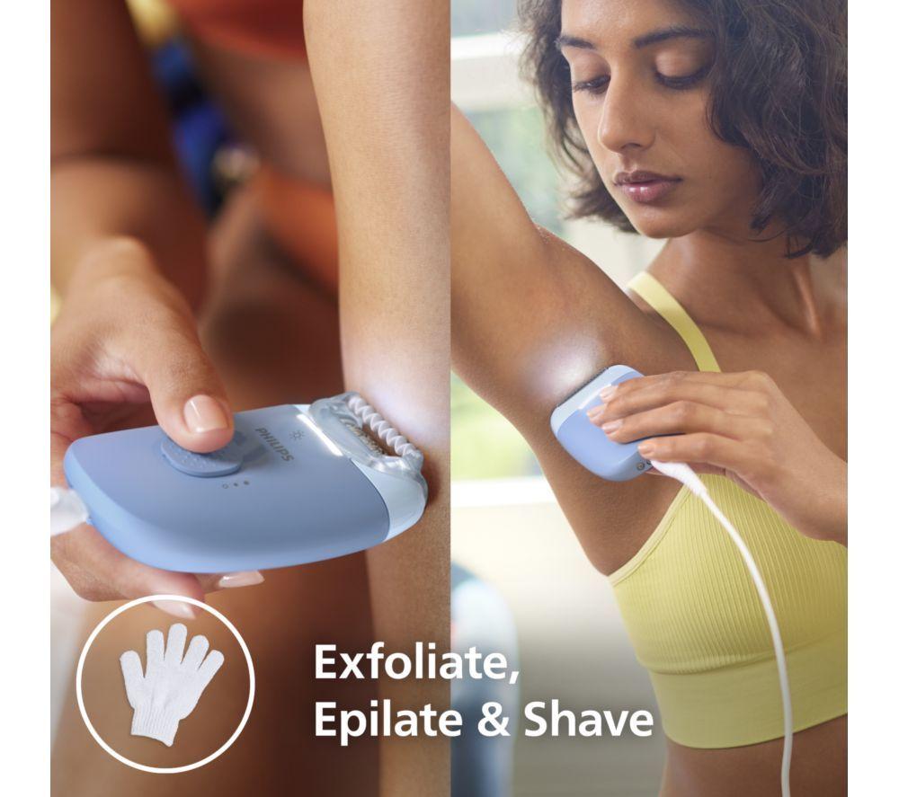 PHILIPS Series 4000 BRE247/00 Epilator - Blue image number 5 of 8
