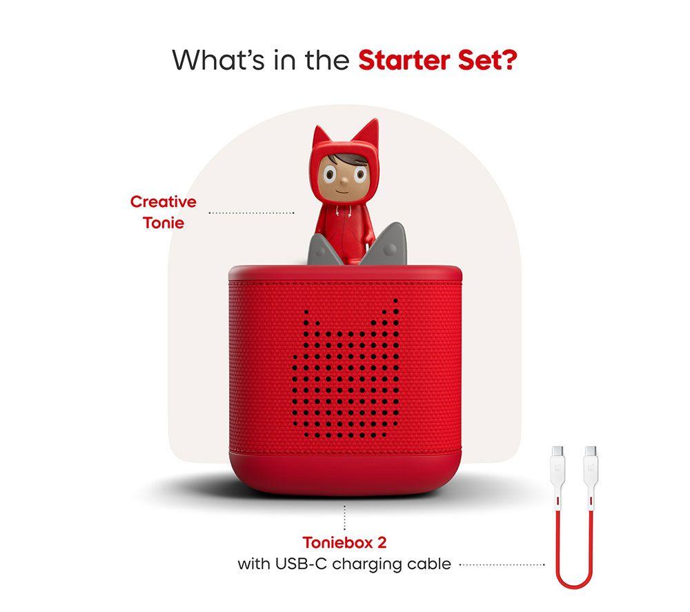 TONIES Toniebox 2 Starter Set - Sunset Red image number 3 of 7