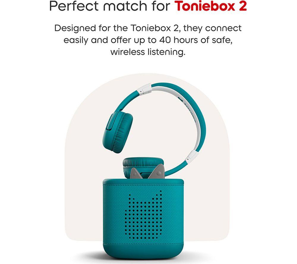 TONIES  Wireless Bluetooth Kids Headphones - Tropical Teal image number 3 of 5