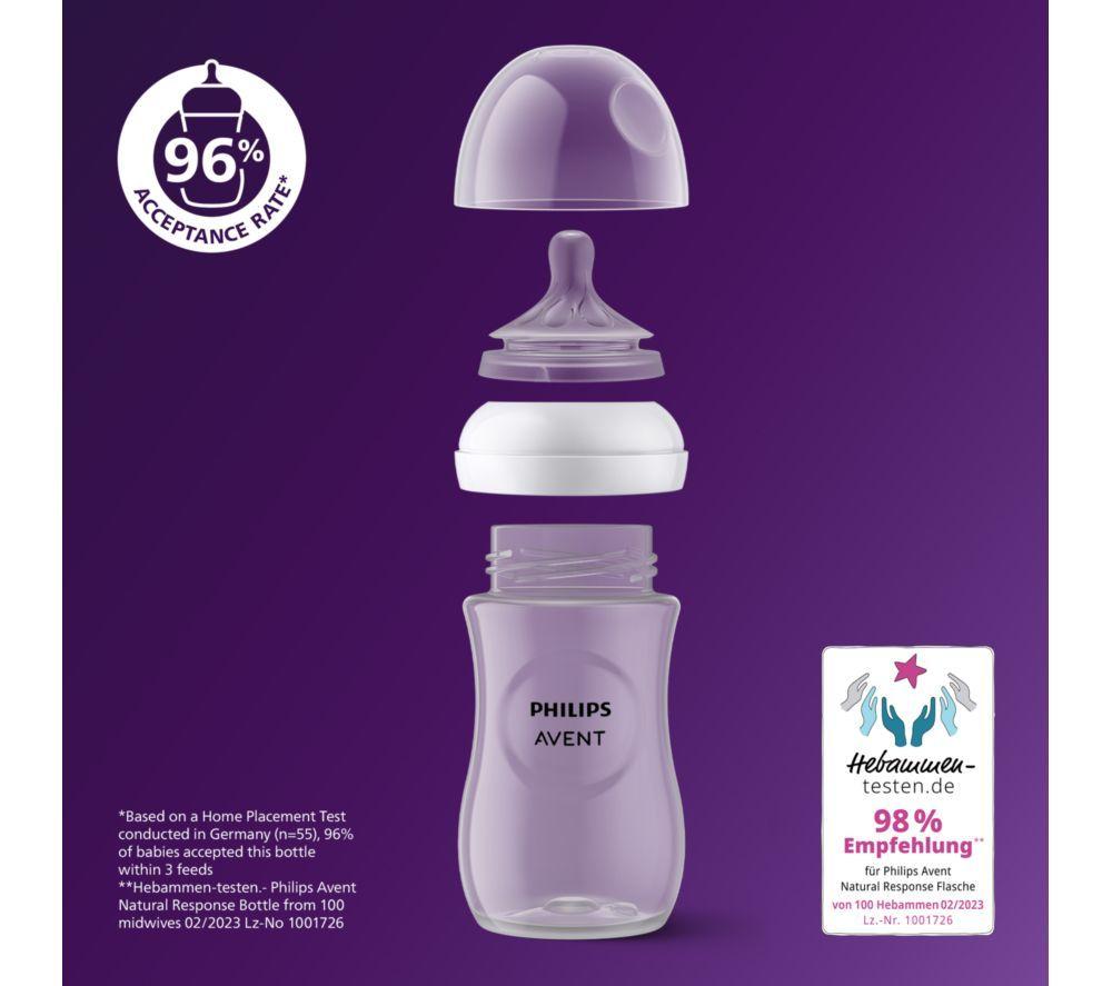 PHILIPS AVENT Natural Response Newborn Baby Bottle Gift Set image number 3 of 9