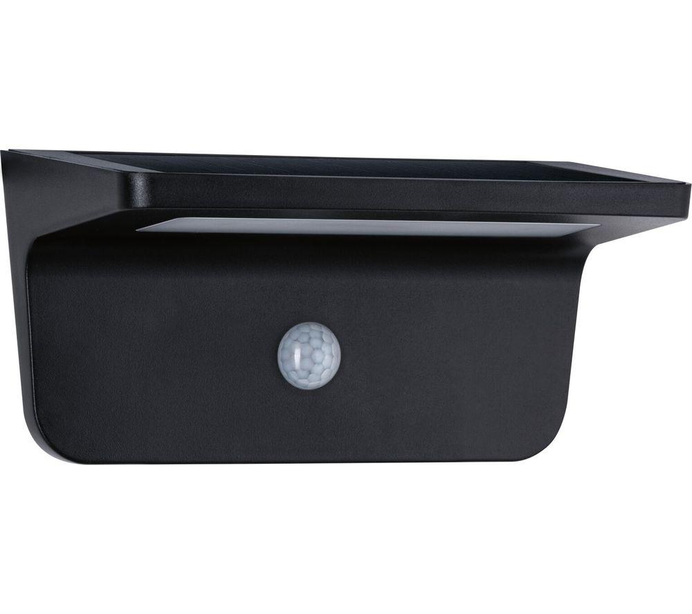 PAULMANN Cyprus Outdoor Solar Wall Light with Motion Sensor - Anthracite image number 4 of 6