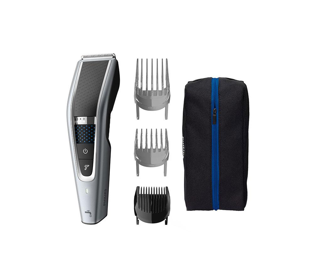 PHILIPS Series 5000 HC5630/13 Hair Clipper - Black & Silver image number 3 of 6