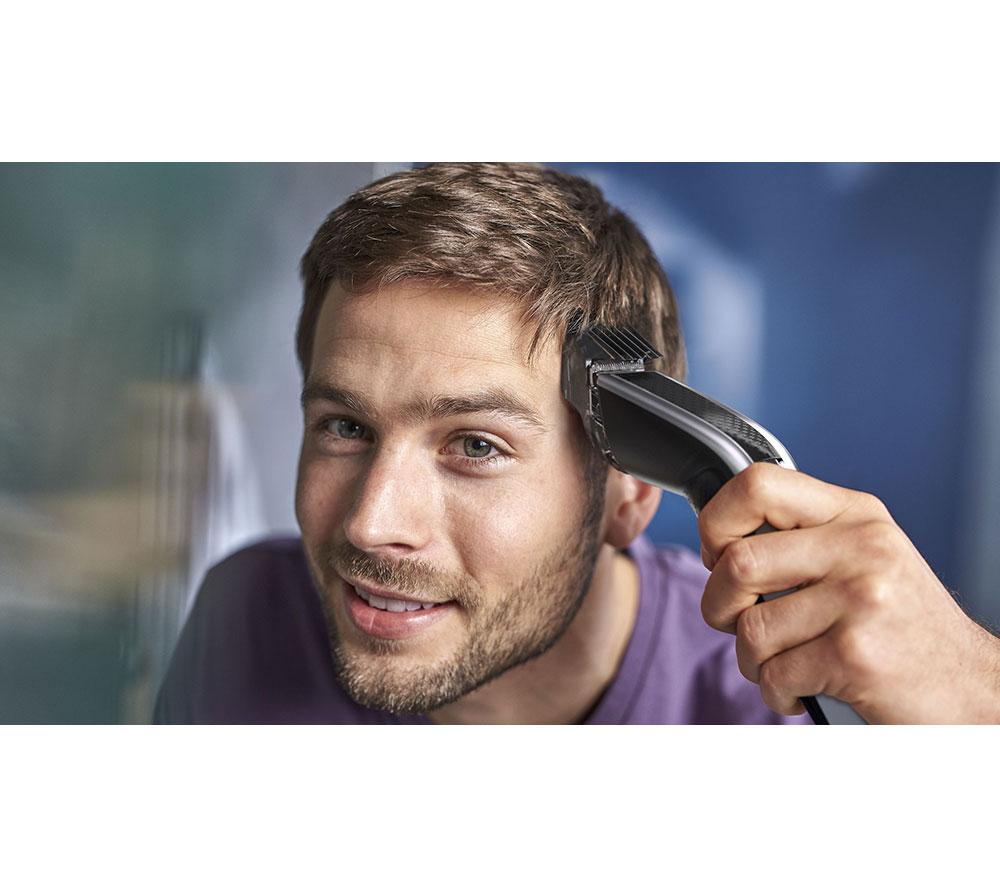 PHILIPS Series 5000 HC5630/13 Hair Clipper - Black & Silver image number 4 of 6