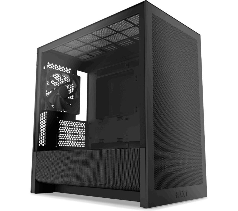 NZXT H3 Flow microATX Mid-Tower PC Case - Black