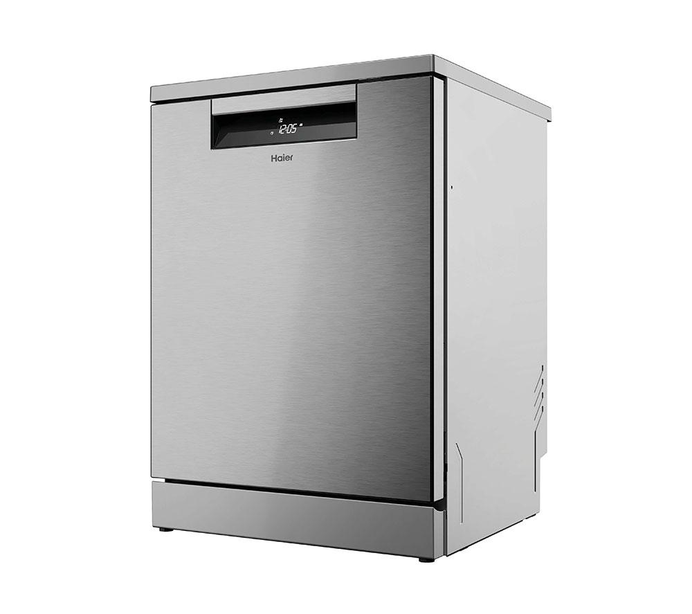 HAIER XF 4A4M0X-80 Full-size WiFi-enabled Dishwasher - Silver image number 4 of 16