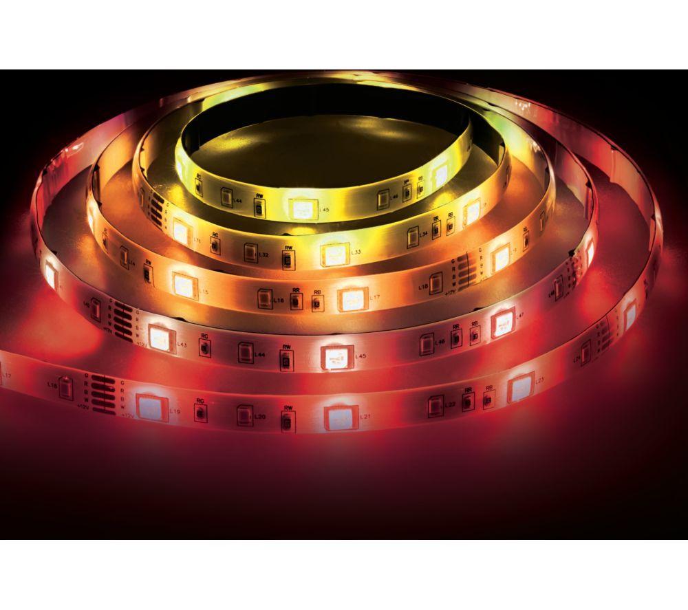 MONSTER Basics Sound Reactive RGB+W LED Light Strip - 5 m / 16.4 ft, Pack of 2 image number 2 of 5