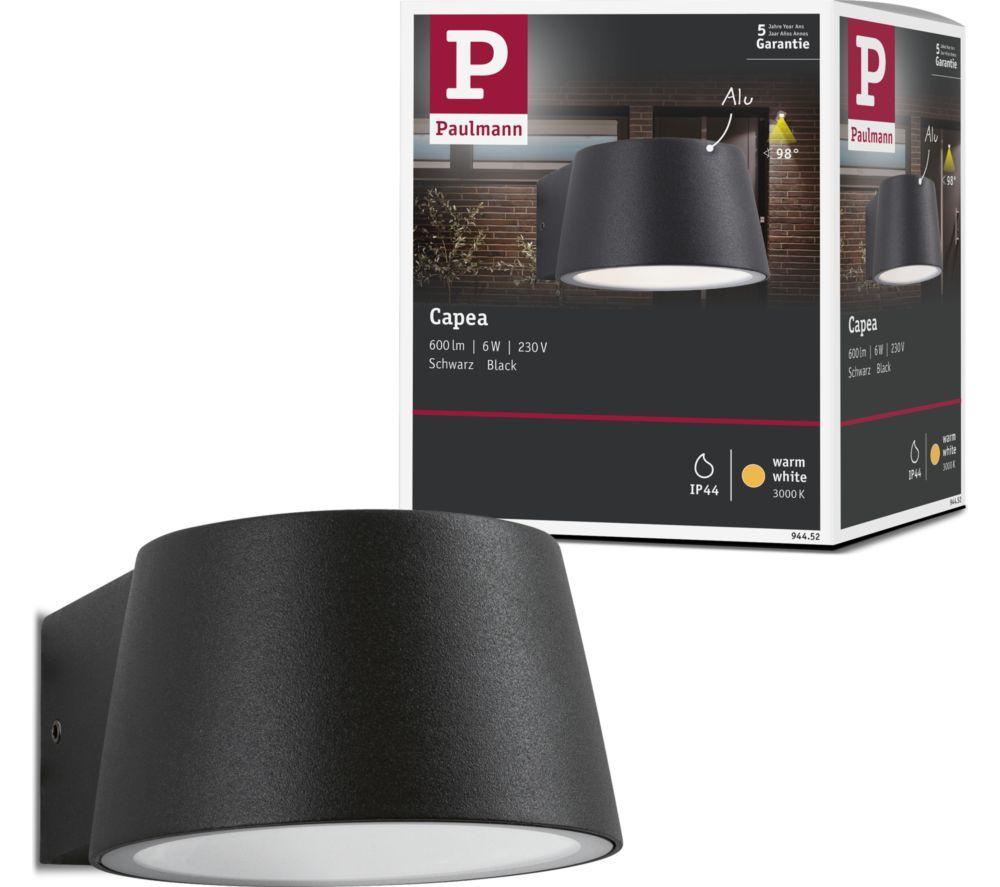 PAULMANN: PAULMANN Capea Outdoor LED Wall Light - Anthracite
