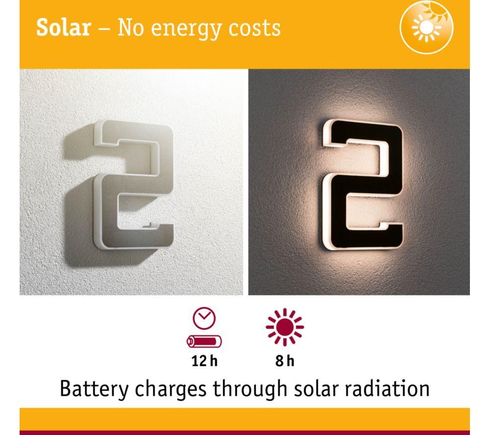 PAULMANN Solar LED House Number Light - No. 2 image number 7 of 11