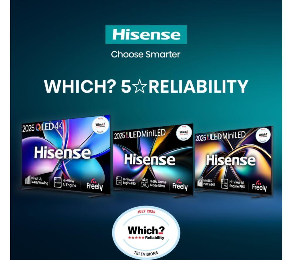HISENSE A85Q 55" OLED 4K Smart AI TV with Freely - 55A85QTUK image number 4 of 21