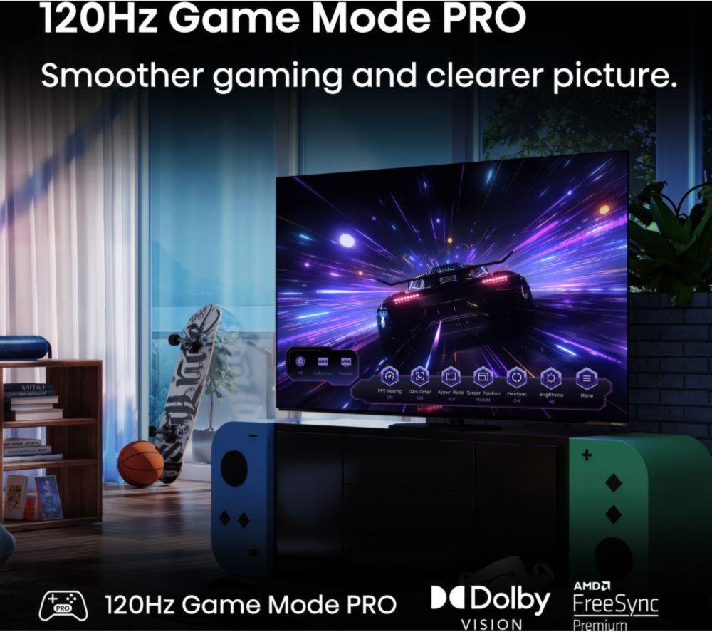 HISENSE A85Q 55" OLED 4K Smart AI TV with Freely - 55A85QTUK image number 14 of 21