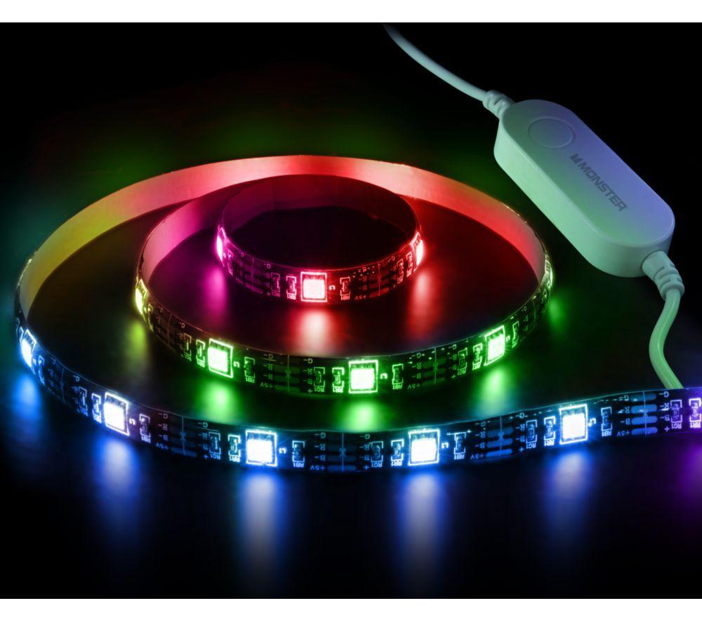 MONSTER Smart llluminessence RGB Light Strip - 2 m / 6.5 ft image number 2 of 6