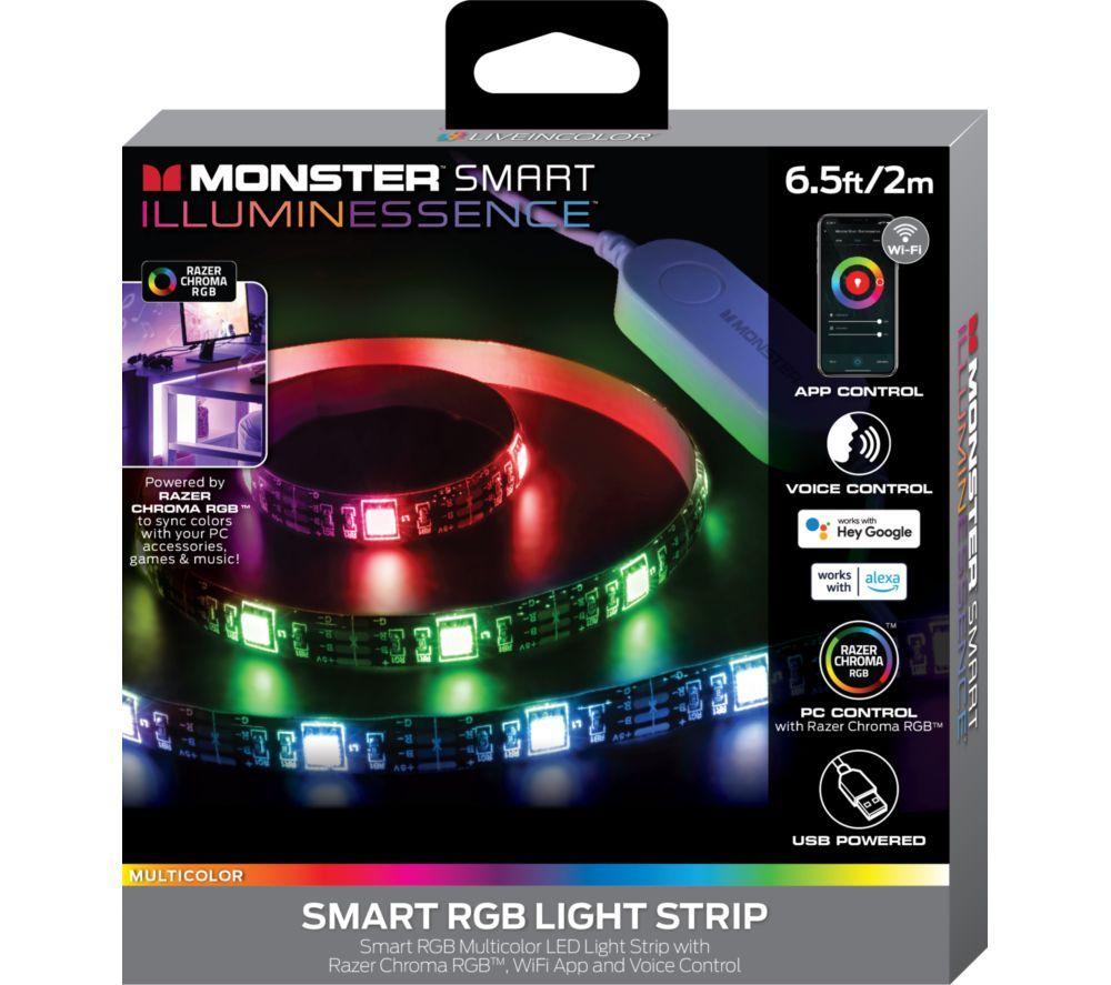 MONSTER Smart llluminessence RGB Light Strip - 2 m / 6.5 ft image number 6 of 6