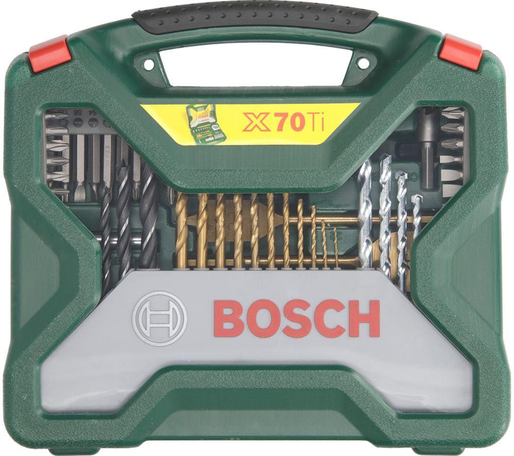 BOSCH Titanium X-Line Drill / Driving Set - 70 Piece Set