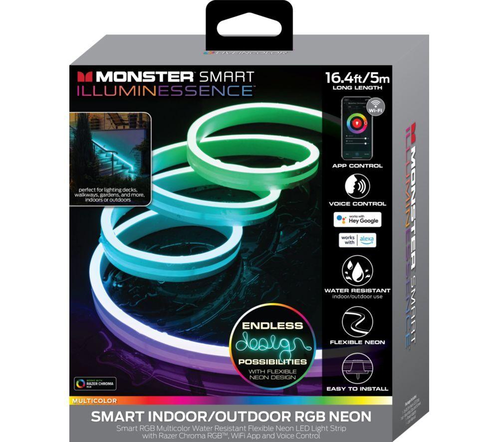 MONSTER Smart llluminessence RGB Neon Light Strip - 5 m / 16.4 ft image number 3 of 5